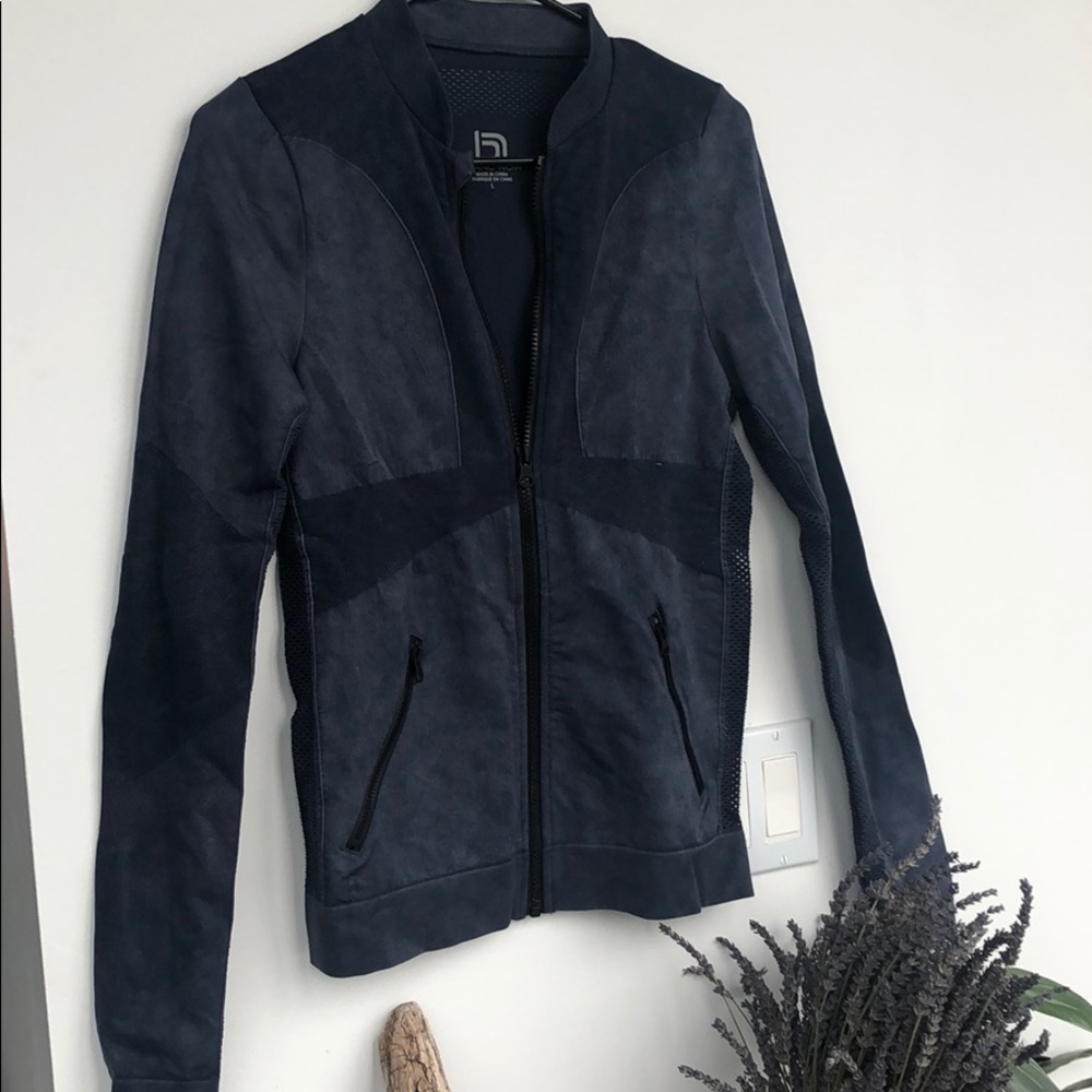 Blanc Noir marbled blue jacket